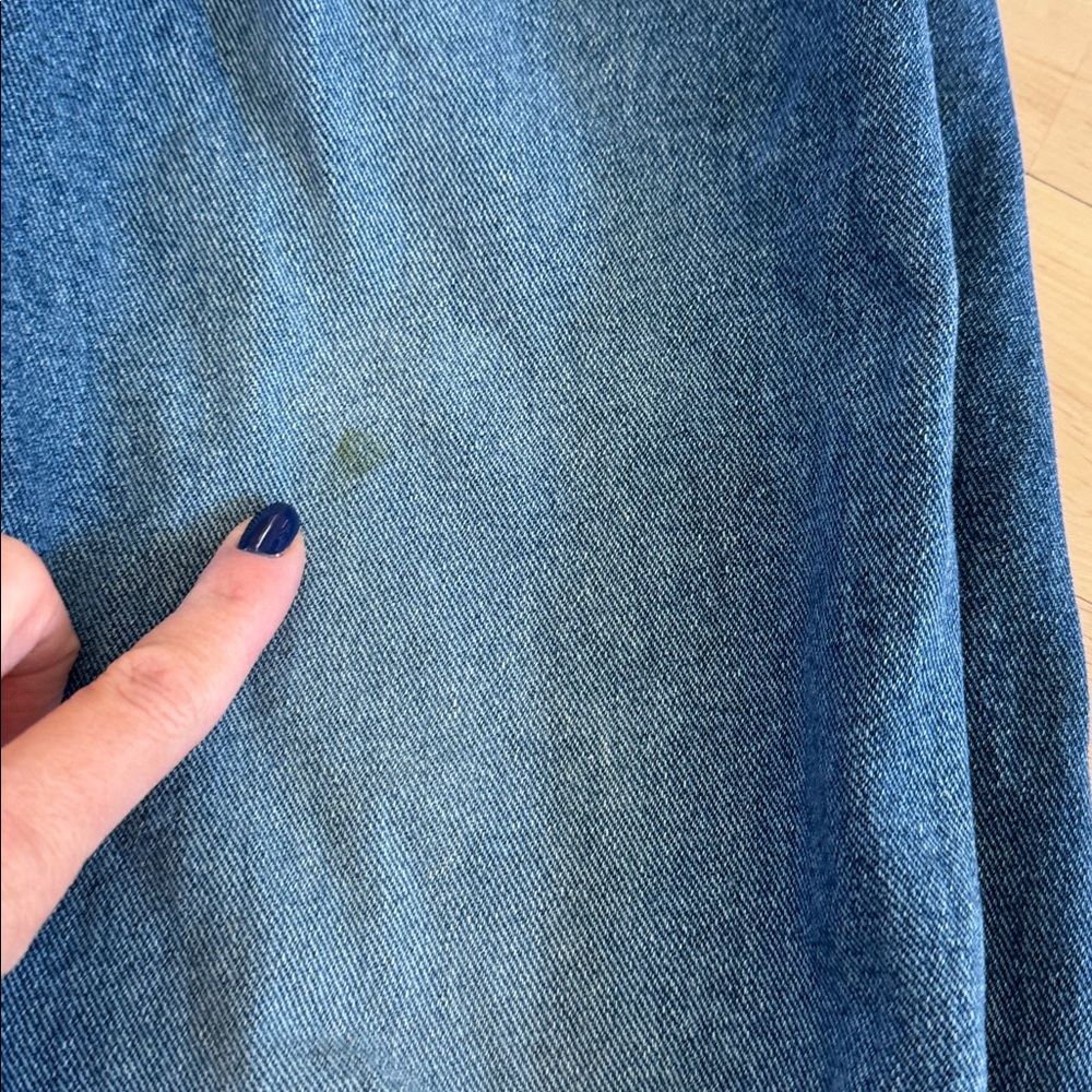 Cottagecore-Distressed Patchwork Knee-Denim Jean … - image 4